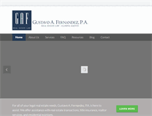 Tablet Screenshot of gaf-law.com